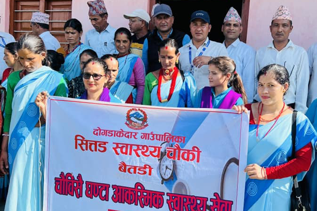बैतडीको सित्तड स्वास्थ्यचौकीमा अब चौबिसै घण्टा स्वास्थ्य सेवा